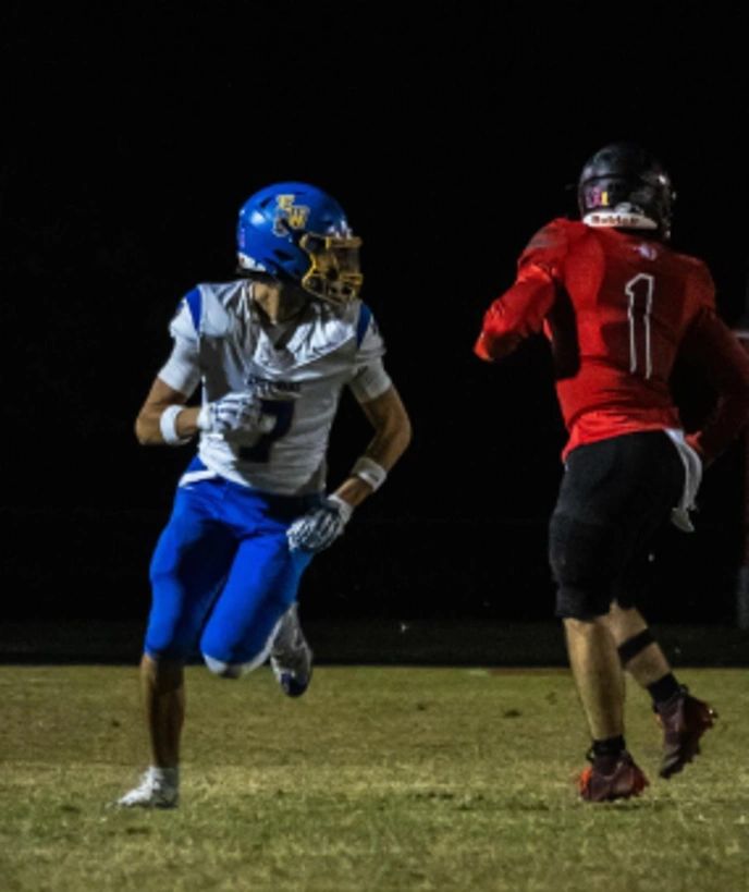 Dylan on the field, action moment